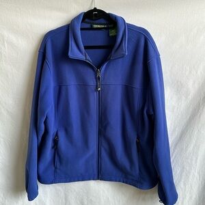 L.L. Bean royal blue men’s fleece jacket, size L